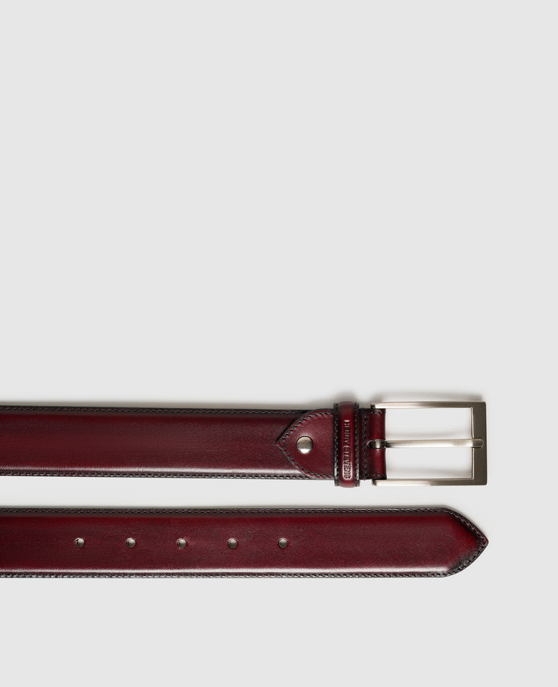 Shoepassion Edler Herrengürtel aus Leder mit Handfinish Henry Stevens Shoepassion Vierteljährliche Förderung