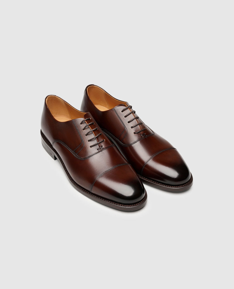 Shoepassion Handgefertigter Oxford Herrenschuh mit Patina Henry Stevens Shoepassion Muttertagsangebot