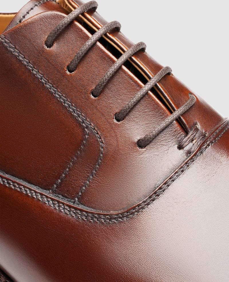 Shoepassion Handgefertigter Oxford Herrenschuh mit Patina Henry Stevens Shoepassion Muttertagsangebot