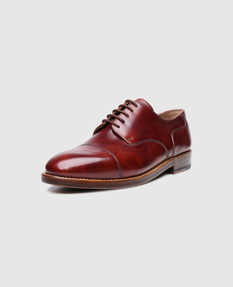 Shoepassion Heinrich Dinkelacker Captoe Derby aus Toscana Calf Shoepassion Valentinstagsangebot