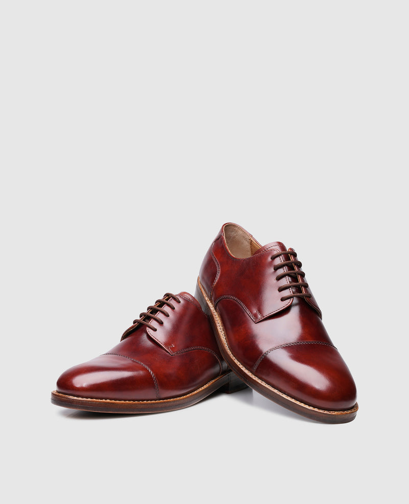 Shoepassion Heinrich Dinkelacker Captoe Derby aus Toscana Calf Shoepassion Valentinstagsangebot
