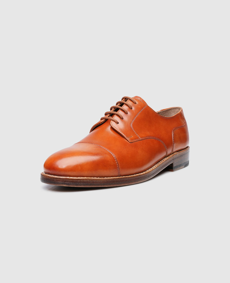 Shoepassion Heinrich Dinkelacker Captoe Derby aus Toscana Calf Shoepassion Jubiläumsangebot