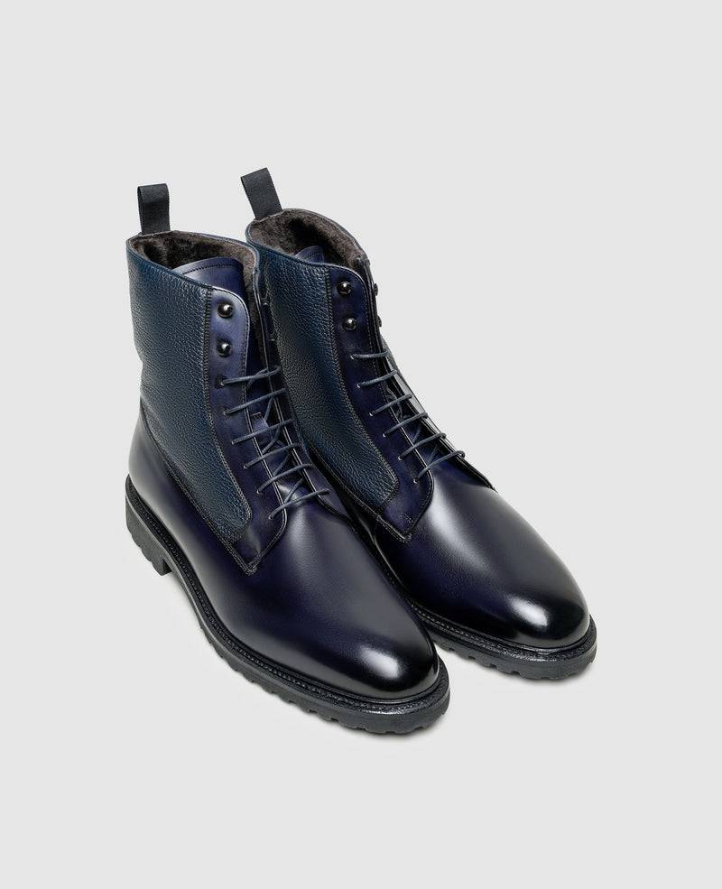 Shoepassion Gefütterte Herren Winter-Boots aus Hirschleder Henry Stevens Shoepassion Lagerräumung