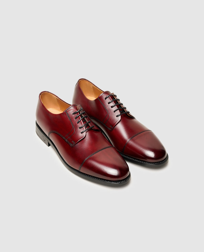 Shoepassion Rahmengenähter Derby Herrenschuh mit Patina Henry Stevens Shoepassion Bestseller