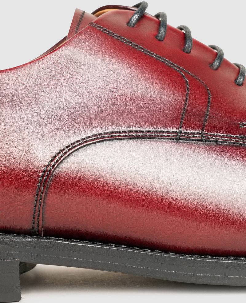 Shoepassion Rahmengenähter Derby Herrenschuh mit Patina Henry Stevens Shoepassion Bestseller