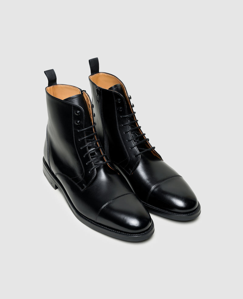 Shoepassion Rahmengenähte Herren-Schnürboots aus Glattleder Henry Stevens Shoepassion Saisonale Angebote