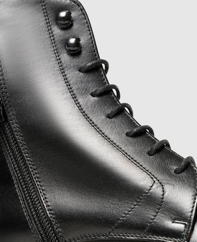 Shoepassion Rahmengenähte Herren-Schnürboots aus Glattleder Henry Stevens Shoepassion Saisonale Angebote