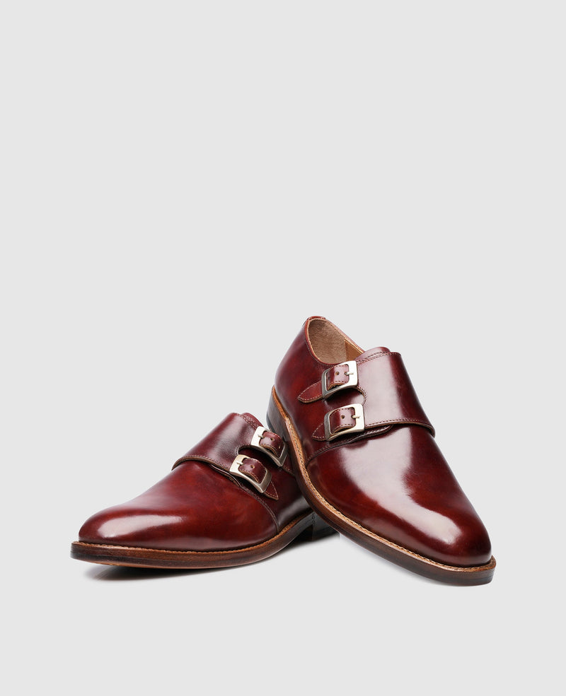 Shoepassion Heinrich Dinkelacker Doppel-Monkstrap für Herren aus Toscana Calf Shoepassion Riesige Rabatte