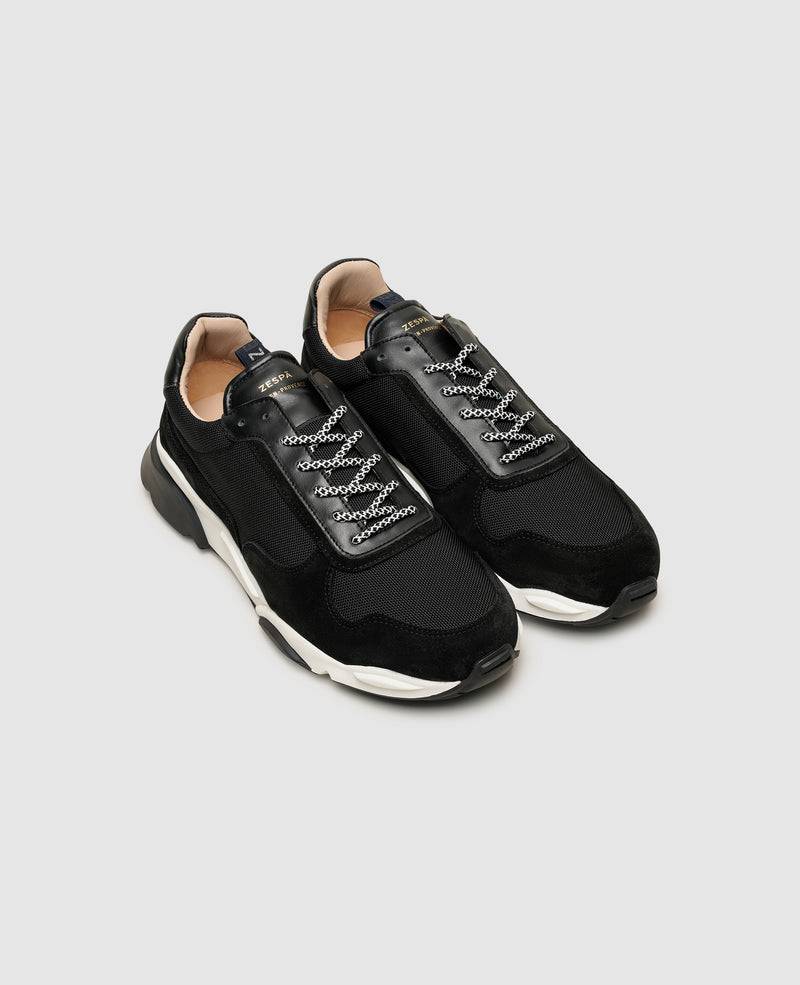 Shoepassion Dynamische Herren-Sneaker aus Leder und Textil| Zespà Shoepassion Black Friday