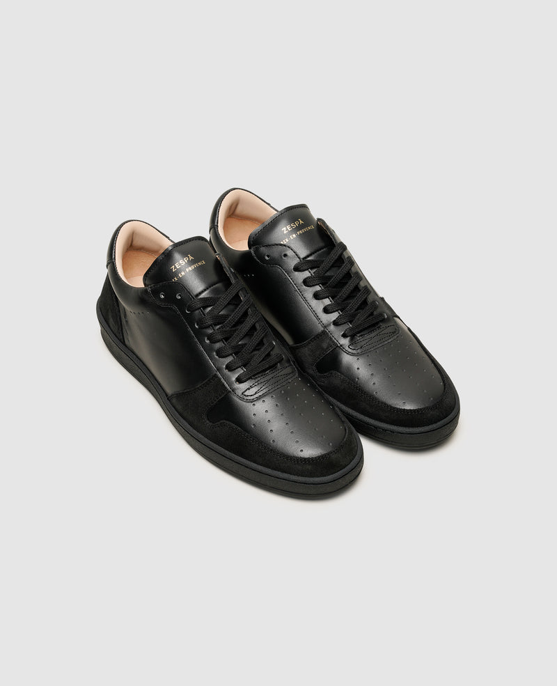 Shoepassion Handgefertigte Herren-Sneaker aus edlem Leder-Mix Zespà Shoepassion Muttertagsangebot