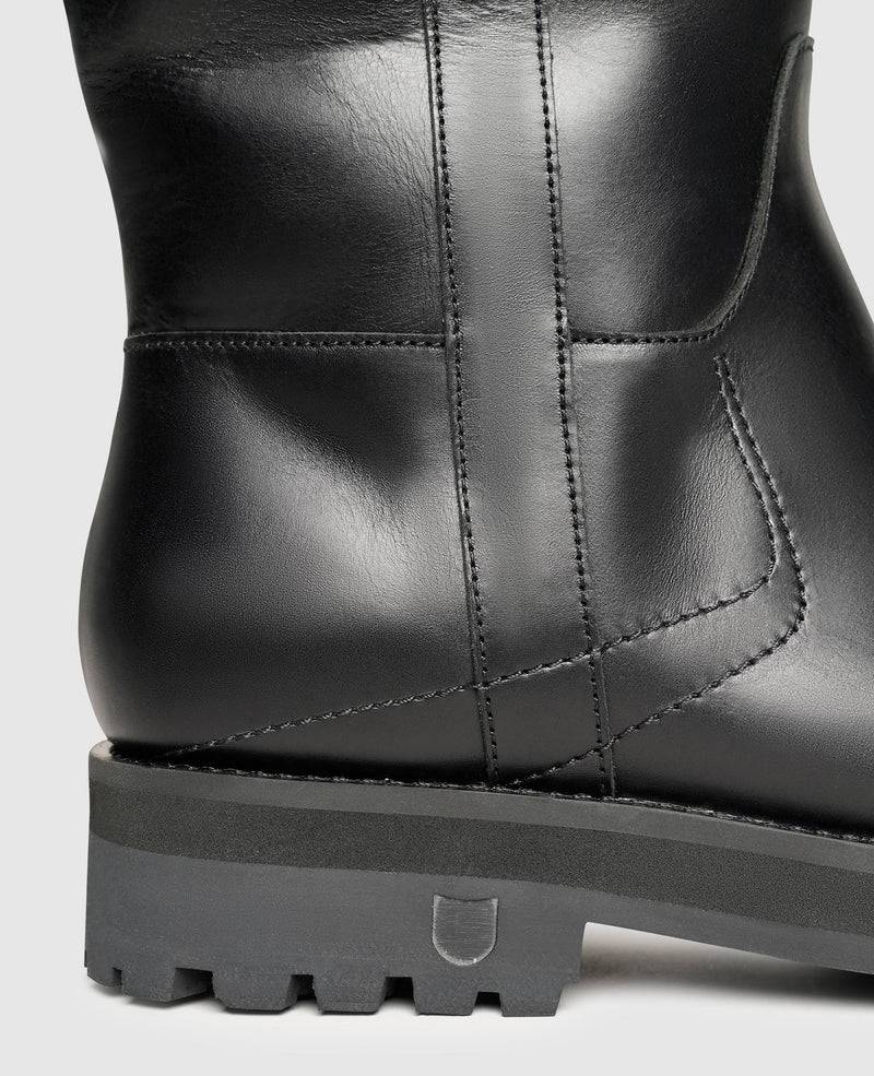 Shoepassion Gefütterte Leder-Schlupfstiefel für Damen Henry Stevens Shoepassion Jubiläumsangebot
