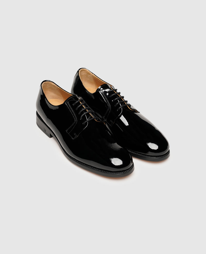 Shoepassion Rahmengenähter Blücher Damenschuh aus Lackleder Henry Stevens Shoepassion Lagerräumung
