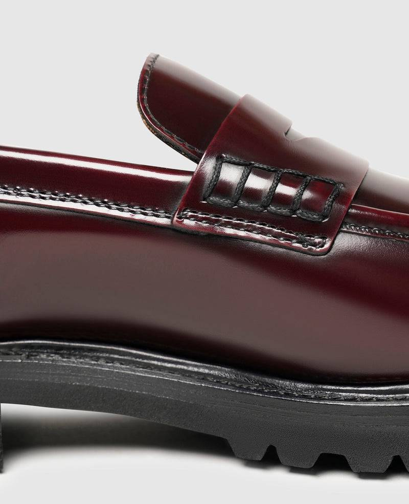 Shoepassion Rahmengenähter Penny Loafer für Damen Henry Stevens Shoepassion Discount Store für neue Produkte