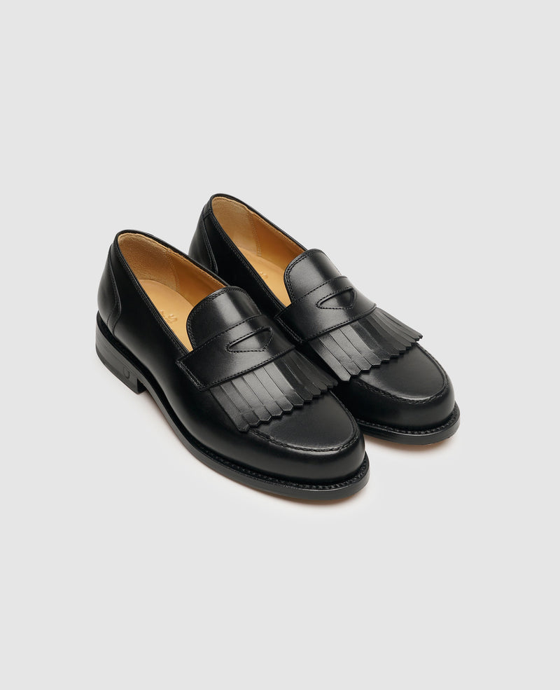Shoepassion Handgefertigter Fringe Loafer für Damen Henry Stevens Shoepassion Nur noch ein Tag übrig