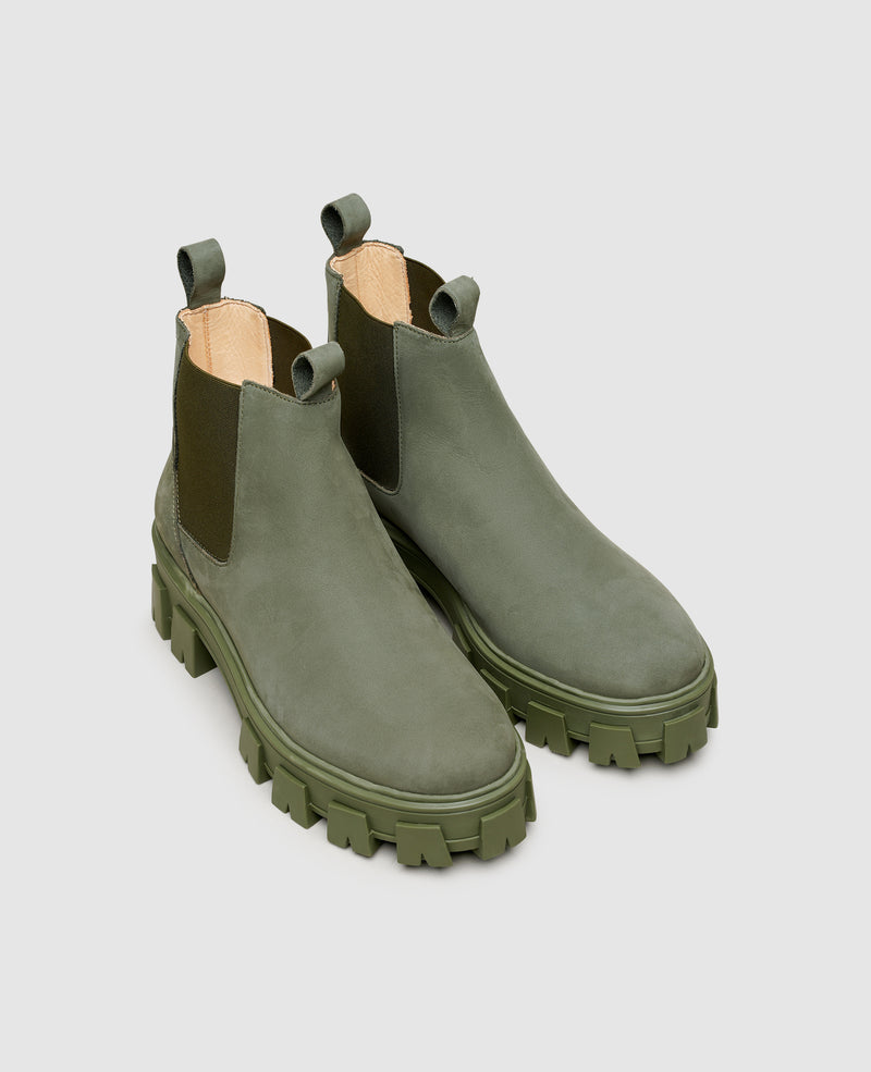 Shoepassion Chunky Chelsea Boot aus Nubuk für Damen N91 bei Shoepassion Super Rabatt