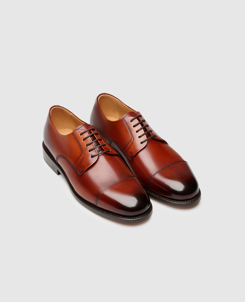 Shoepassion Handgefertigter Captoe Derby Damen-Lederschuh Henry Stevens Shoepassion Riesige Rabatte