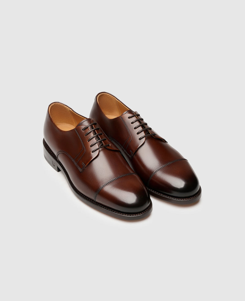 Shoepassion Handgefertigter Captoe Derby Damen-Lederschuh Henry Stevens Shoepassion 50% Rabatt mit kostenlosem Versand