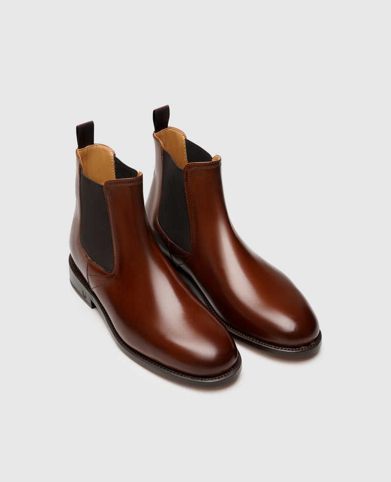 Shoepassion Rahmengenähter Damen Chelsea Boot aus Kalbsleder Henry Stevens Shoepassion Kostenloser Versand international