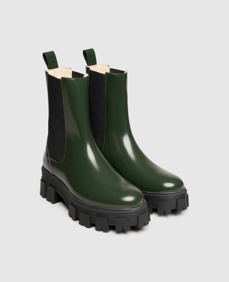 Shoepassion Chelsea-Boots aus Glattleder mit Plateausohle für Damen N91 Shoepassion Speichern exportieren
