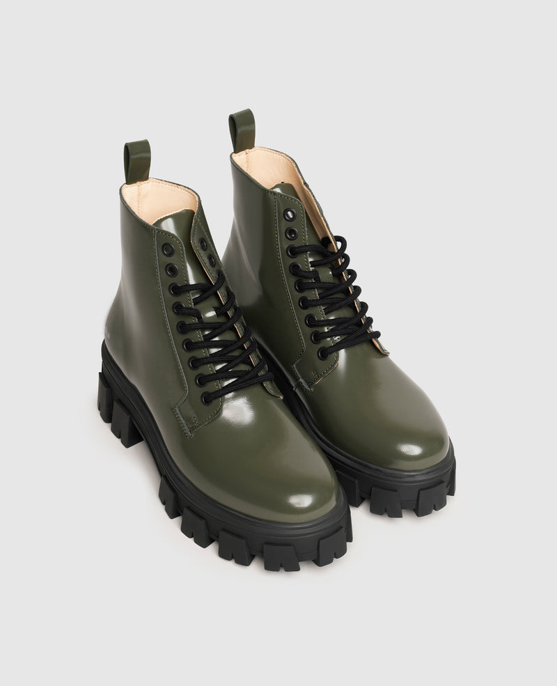 Shoepassion Leder-Schnürstiefelette mit Plateausohle für Damen N91 Shoepassion Rabatte dieses Monats