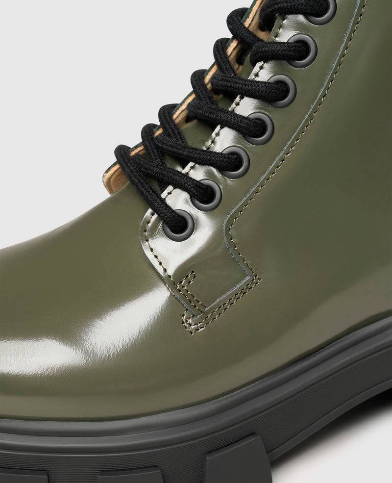 Shoepassion Leder-Schnürstiefelette mit Plateausohle für Damen N91 Shoepassion Rabatte dieses Monats