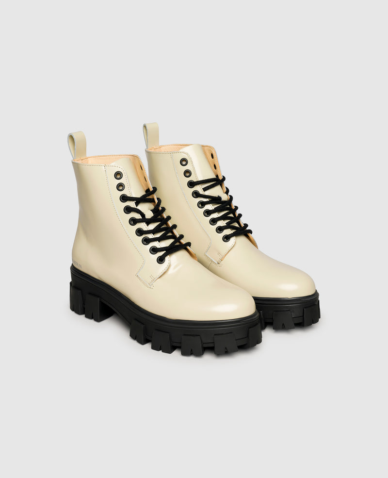 Shoepassion Leder-Schnürstiefelette mit Plateausohle für Damen N91 Shoepassion 2025