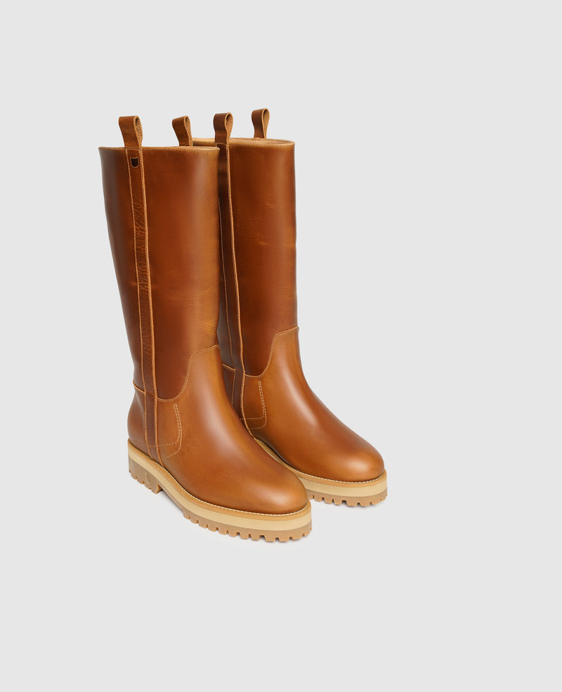 Shoepassion Gefütterte Leder-Schlupfstiefel für Damen |Henry Stevens Shoepassion Outlet