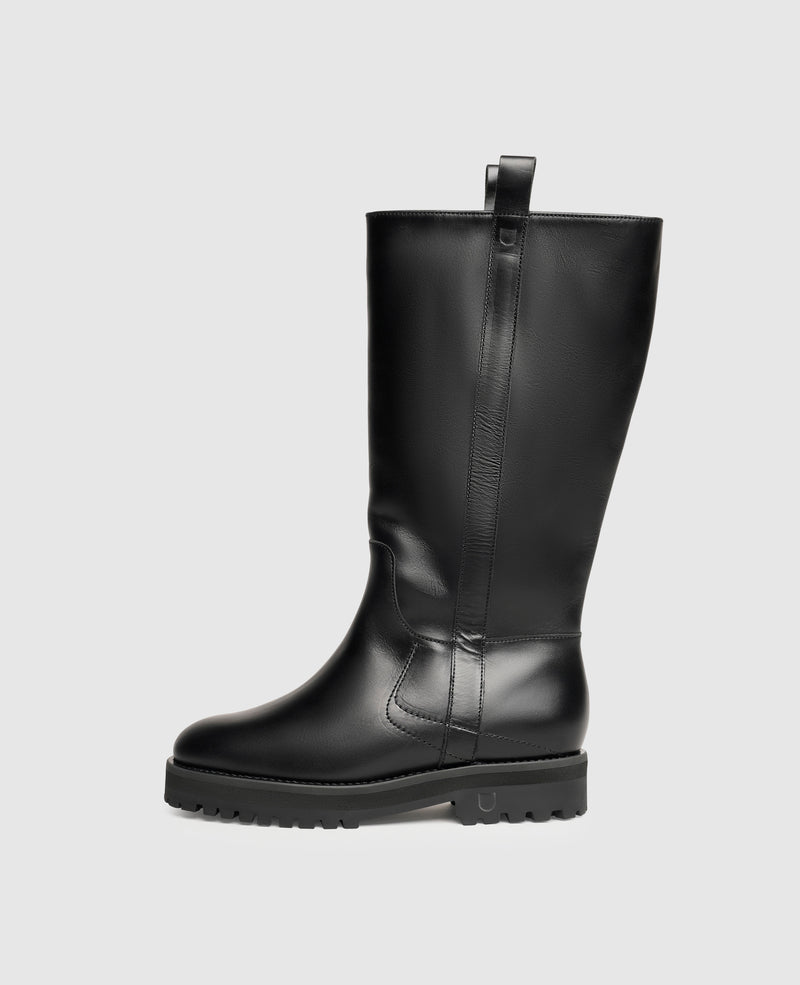 Shoepassion Gefütterte Leder-Schlupfstiefel für Damen |Henry Stevens Shoepassion Auslauf