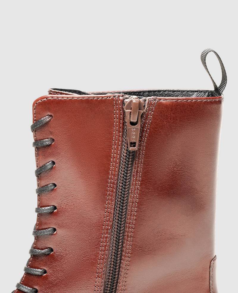Shoepassion Angesagter, robuster Glattleder-Schnürboot für Damen Vagabond Shoepassion Flash Sale