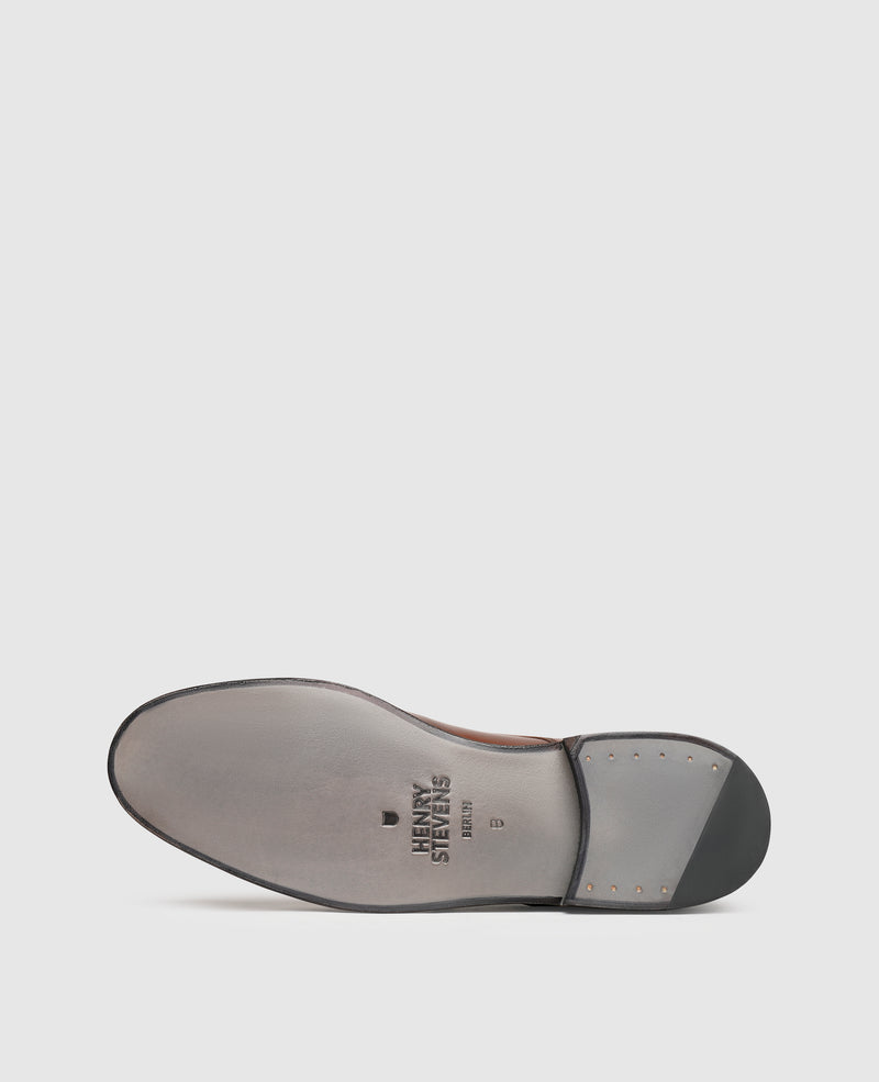 Shoepassion Rahmengenähter Captoe Derby Herrenschuh aus Leder Henry Stevens Shoepassion Lagerräumung