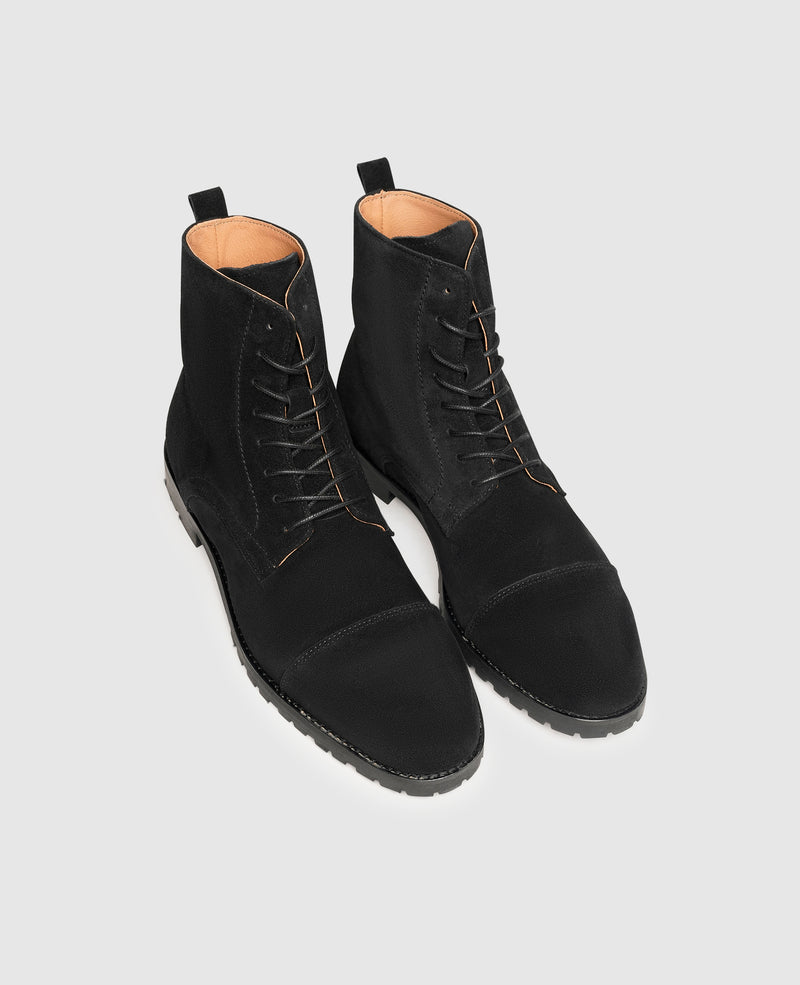 Shoepassion Robuste Boots aus feinem Velours für Herren Henry Stevens Shoepassion Große Rabatte