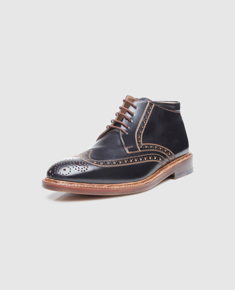 Shoepassion Luxuriöser Herren Boot aus Shell Cordovan Heinrich Dinkelacker Shoepassion Bestseller
