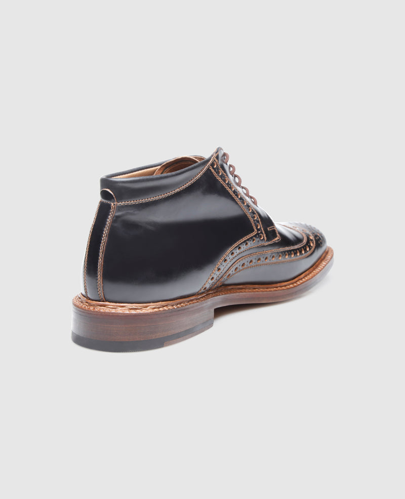 Shoepassion Luxuriöser Herren Boot aus Shell Cordovan Heinrich Dinkelacker Shoepassion Bestseller