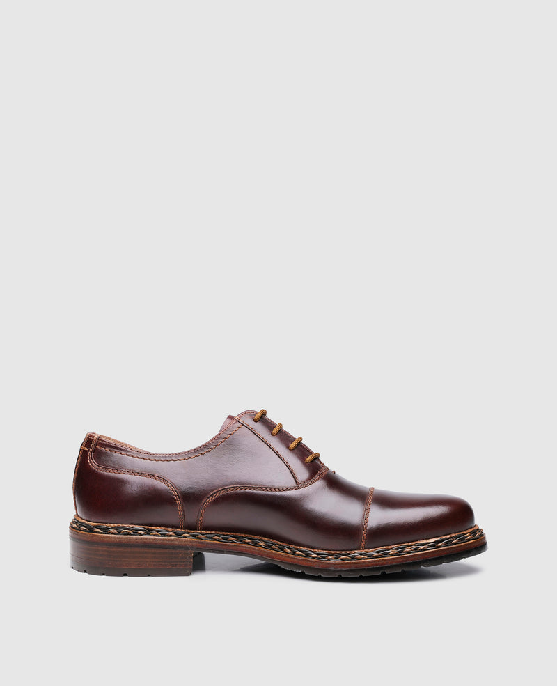 Shoepassion Heinrich Dinkelacker Modischer Captoe Oxford mit Zopfrahmen Shoepassion Muttertagsangebot