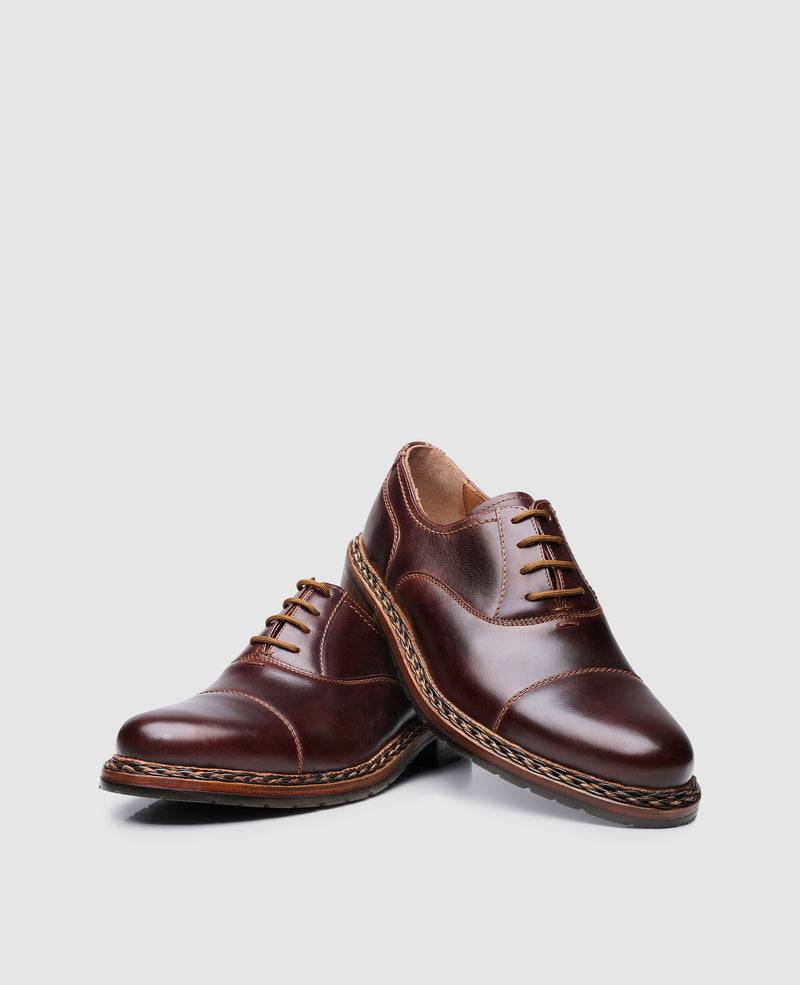 Shoepassion Heinrich Dinkelacker Modischer Captoe Oxford mit Zopfrahmen Shoepassion Muttertagsangebot