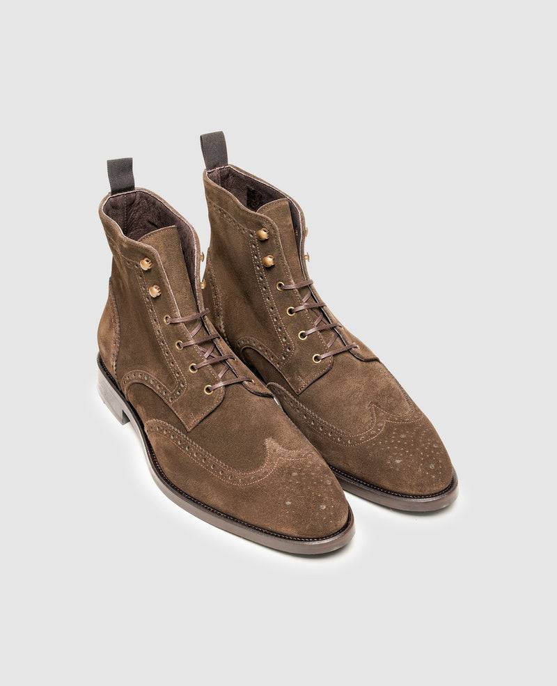 Shoepassion Flexible Herren-Boots aus Velours mit Verzierung Henry Stevens Shoepassion Kostenlose Rückgabe