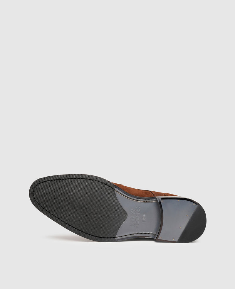 Shoepassion Flexible Derby-Boots für Herren aus Velours Henry Stevens Shoepassion Nur für heute
