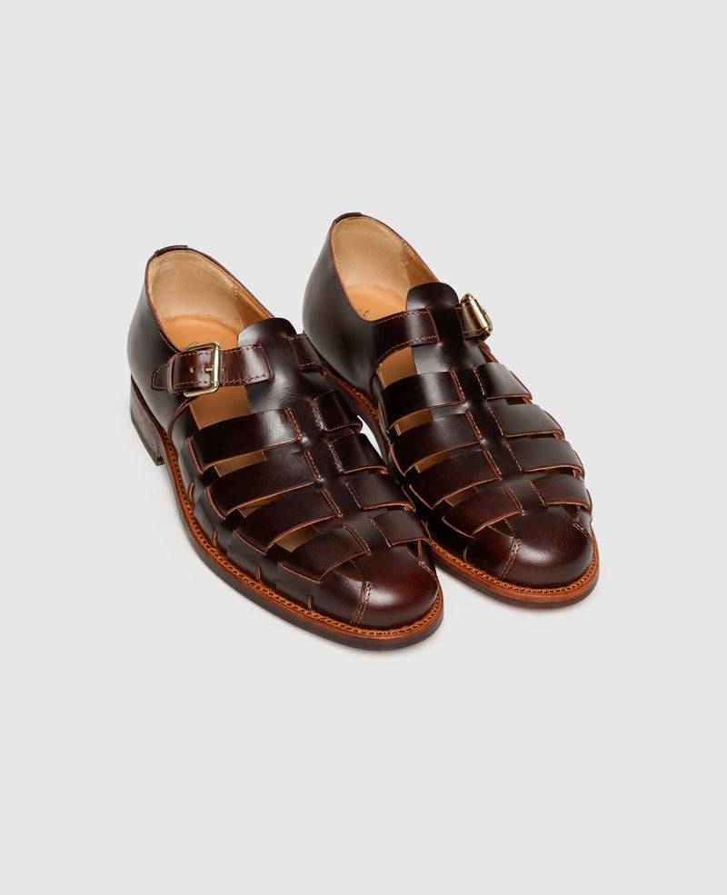 Shoepassion Edle Herren-Ledersandalen von Heinrich Dinkelacker Shoepassion Nur noch ein Tag übrig