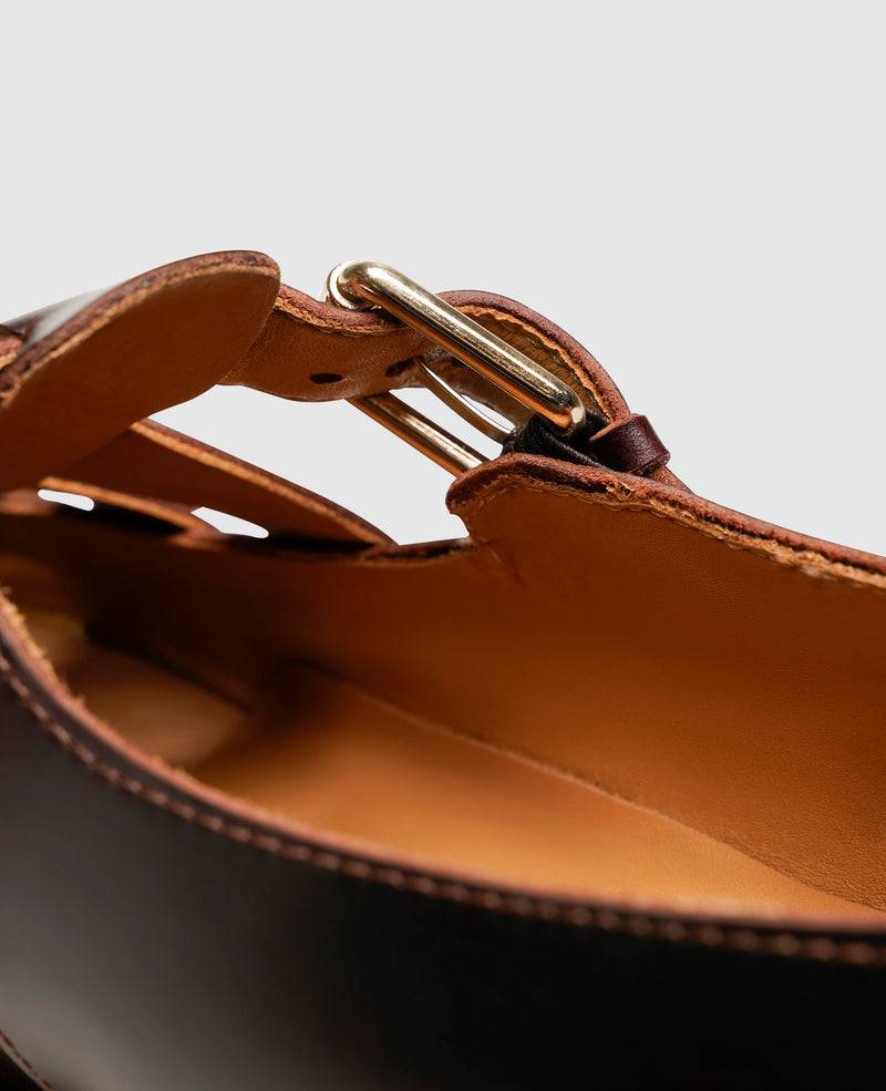 Shoepassion Edle Herren-Ledersandalen von Heinrich Dinkelacker Shoepassion Nur noch ein Tag übrig