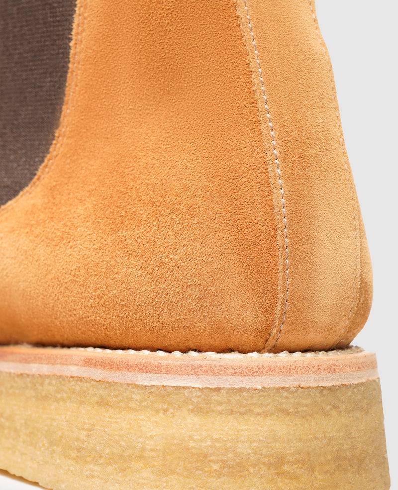 Shoepassion Rahmengenähte Herren Chelsea Boots aus Velours Henry Stevens Shoepassion Riesige Rabatte