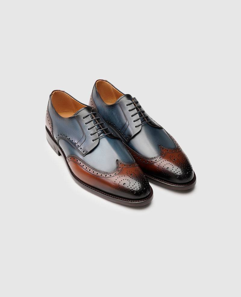 Shoepassion Zweifarbiger Full-Brogue Derby Herrenschuh Henry Stevens Shoepassion 50% Rabatt mit kostenlosem Versand