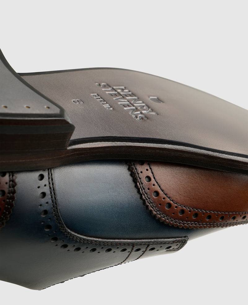 Shoepassion Zweifarbiger Full-Brogue Derby Herrenschuh Henry Stevens Shoepassion 50% Rabatt mit kostenlosem Versand