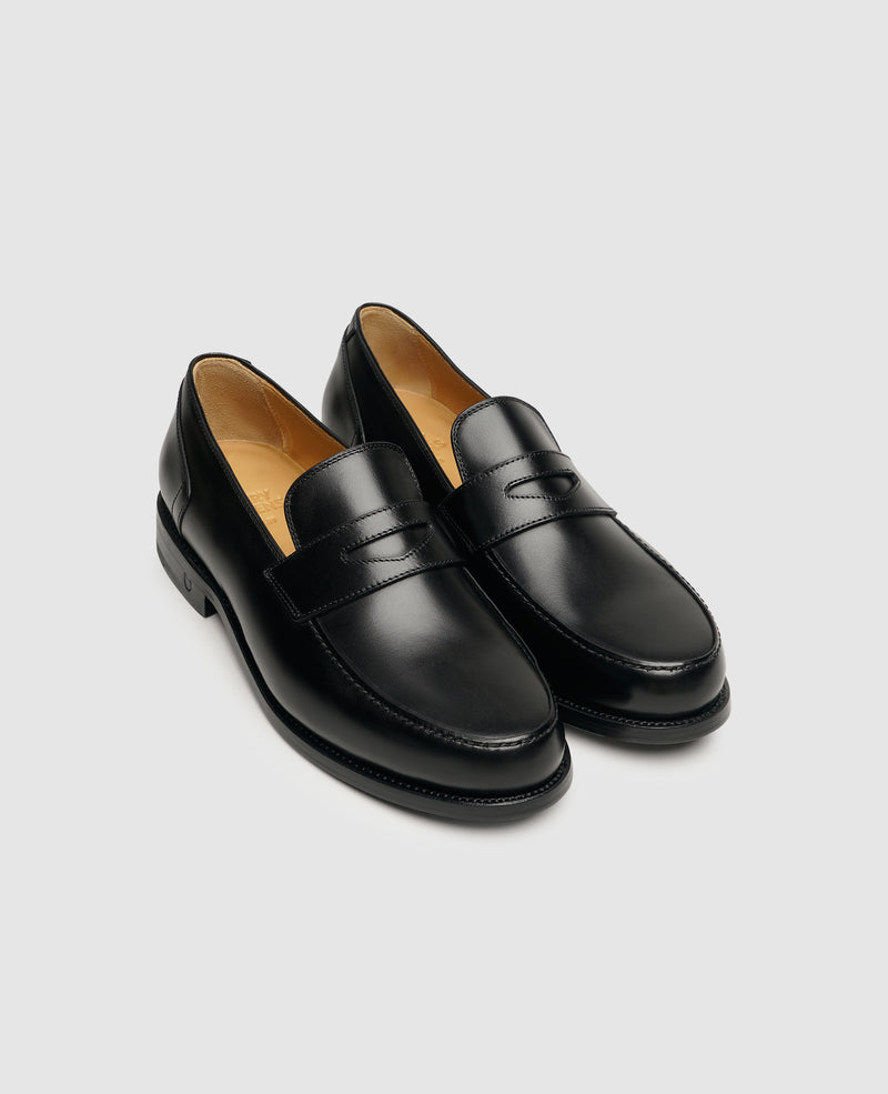 Shoepassion Rahmengenähter Herren Penny Loafer aus Glattleder Henry Stevens Shoepassion Kostenloser Versand international