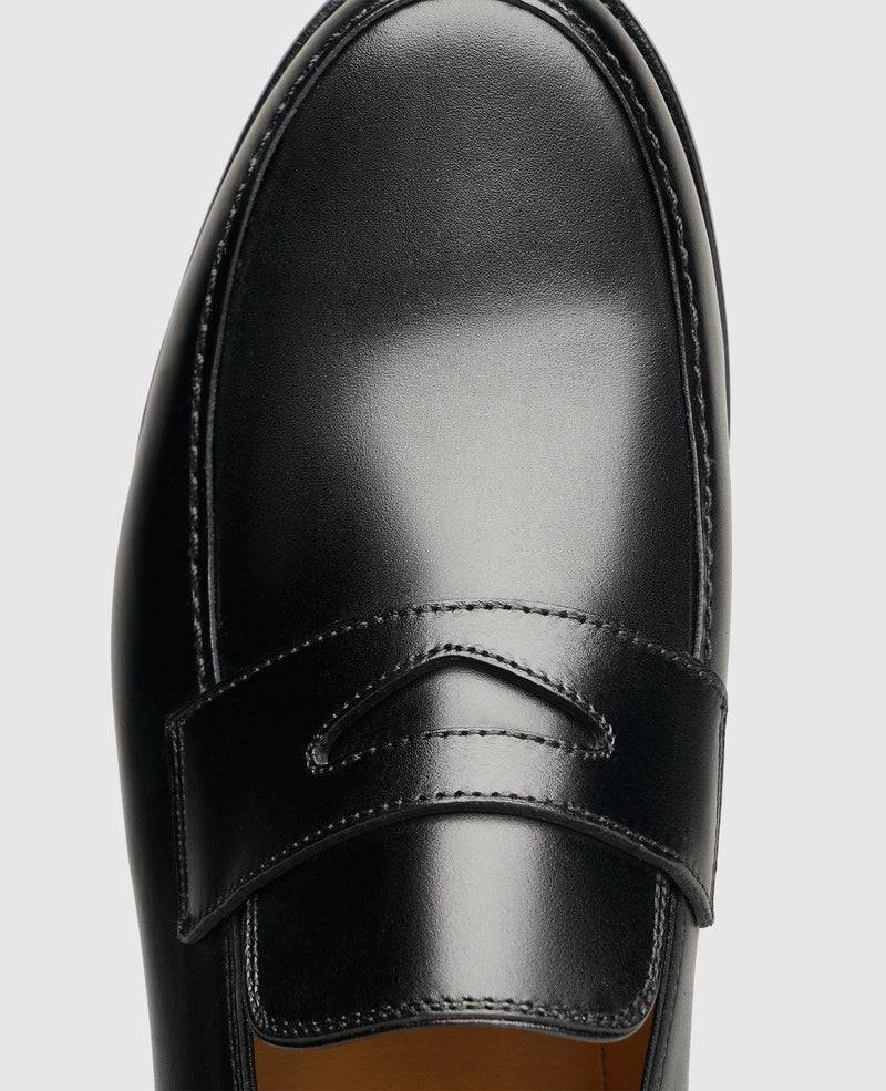 Shoepassion Rahmengenähter Herren Penny Loafer aus Glattleder Henry Stevens Shoepassion Kostenloser Versand international