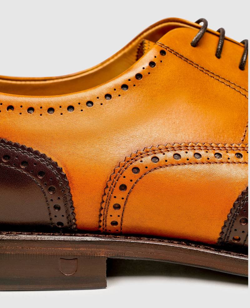 Shoepassion Klassischer Two Tone Herrenschuh aus Leder Henry Stevens Shoepassion Kauf eins, bekomm eins gratis