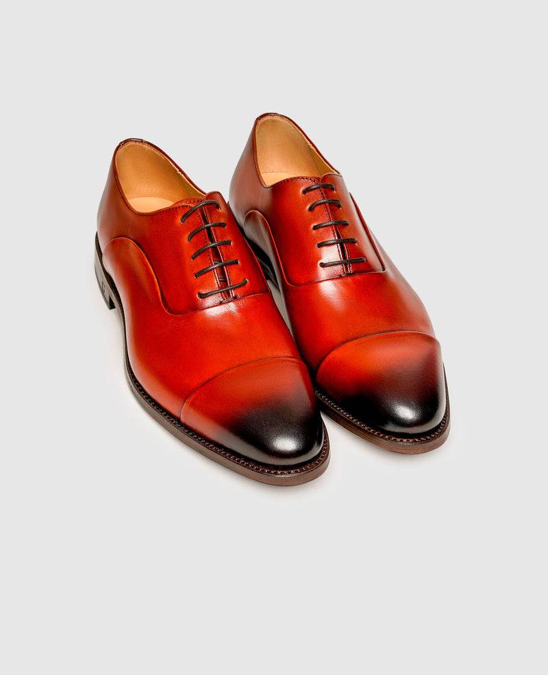 Shoepassion Eleganter Oxford Herrenschuh mit Handfinish Henry Stevens Shoepassion Sonderangebote