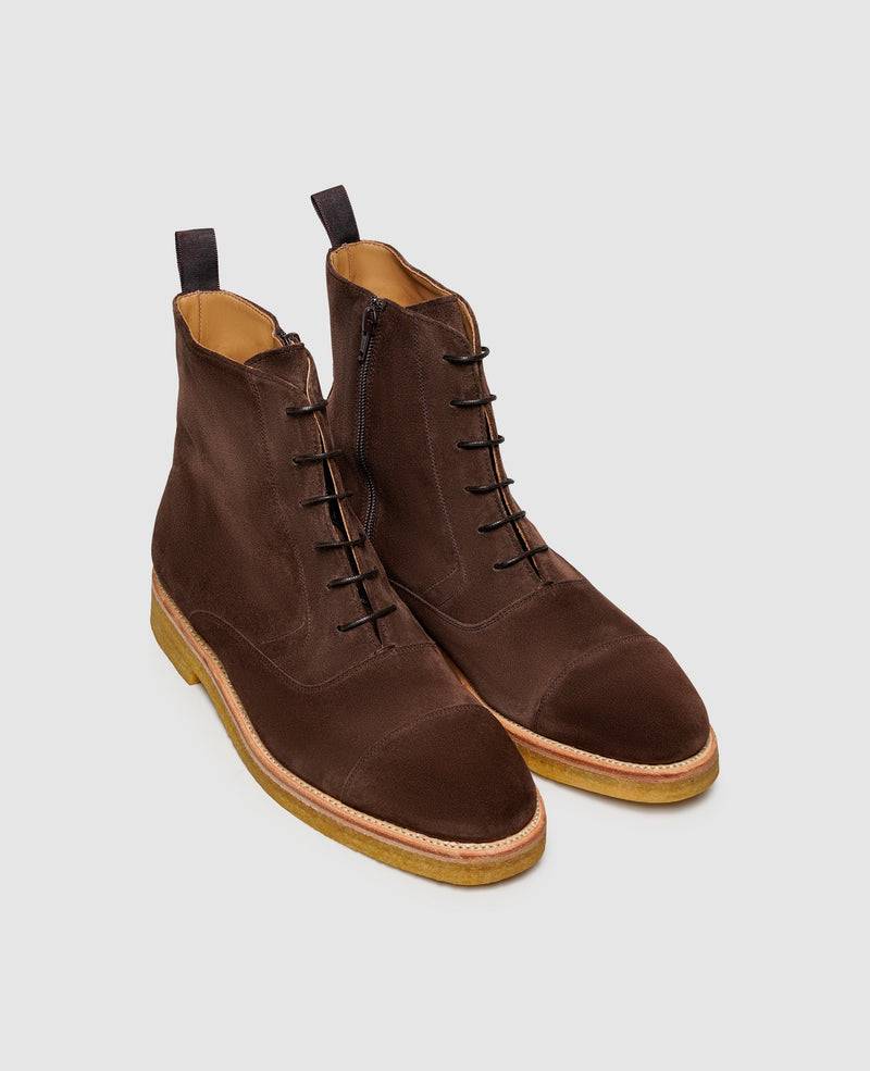 Shoepassion Rahmengenähte Herren-Schnürboots aus Rauleder Henry Stevens Shoepassion Letzte 3 Tage