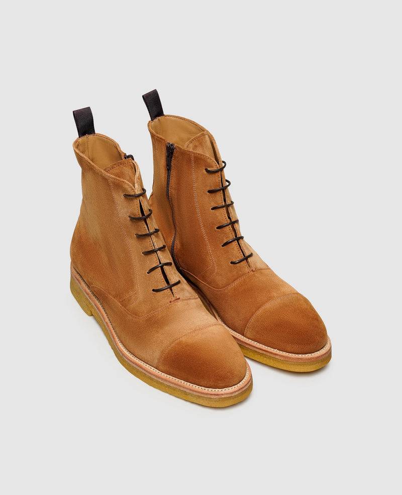 Shoepassion Rahmengenähte Herren-Schnürboots aus Rauleder Henry Stevens Shoepassion JETZT KAUFEN