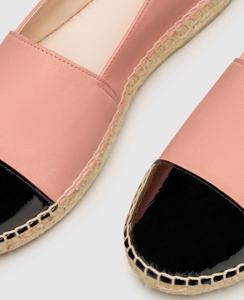 Shoepassion Damen-Espadrilles aus Nubuk und Lackleder Henry Stevens Shoepassion Online