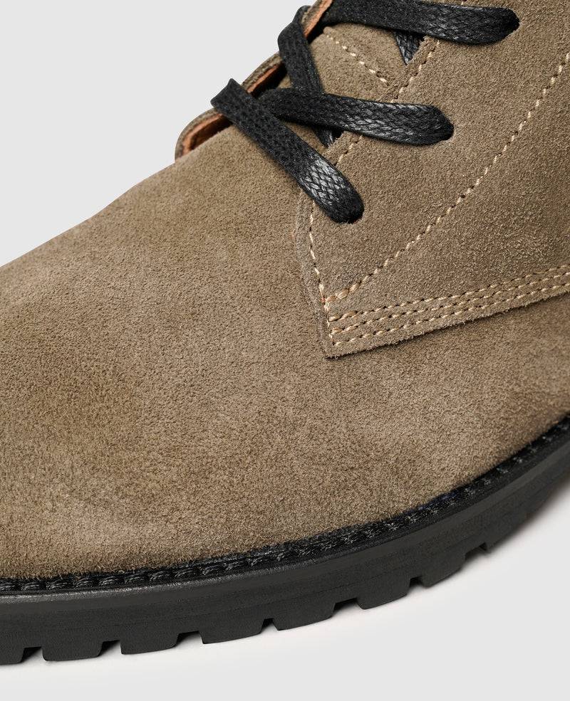 Shoepassion Schnürstiefel aus Velours für Damen Henry Stevens Shoepassion Auslauf